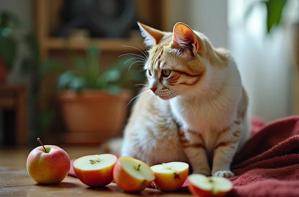 Czy koty mogą jeść jabłka? Bezpieczeństwo i zdrowie Twojego kota