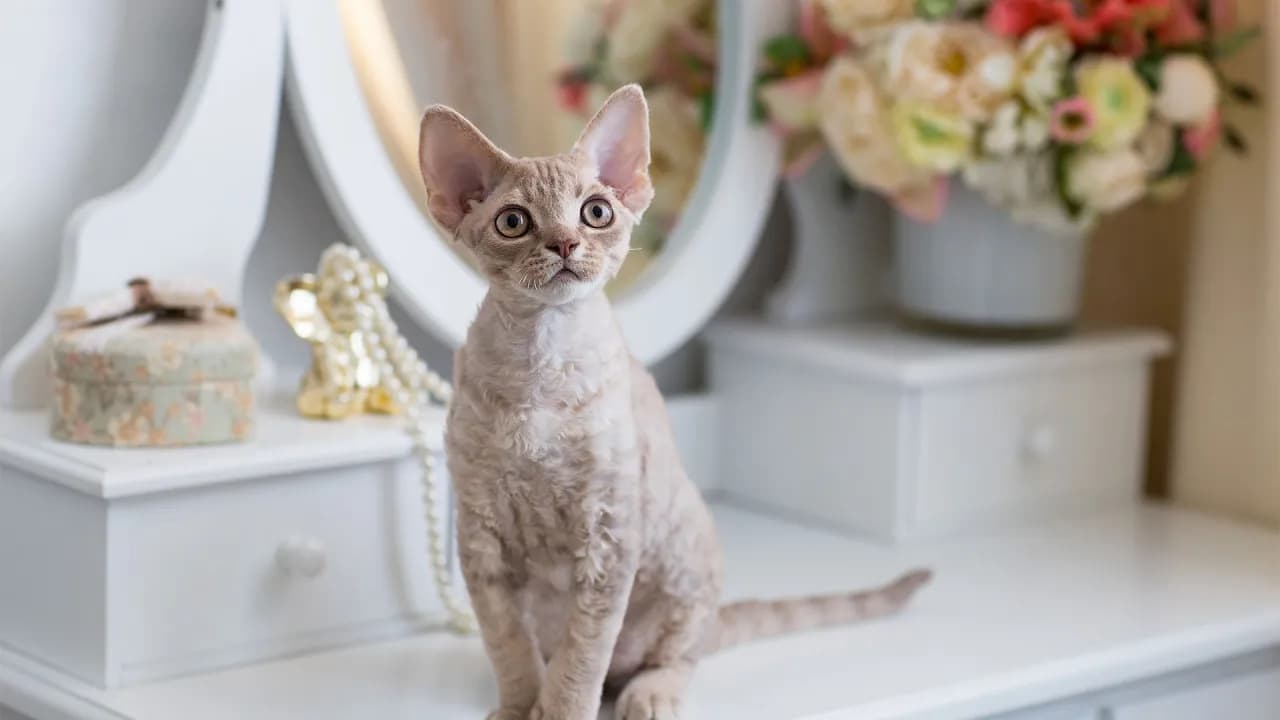 Gatto Devon Rex: Cechy, pielęgnacja i zdrowie tej rasy kotów